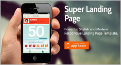 35+ Responsive HTML5 Landing Page Themes
