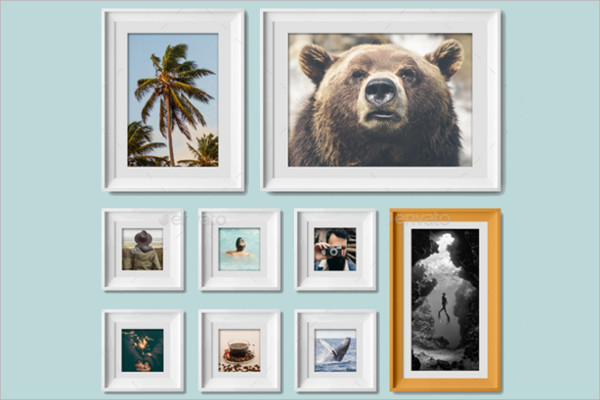 Instant Photo Frame Template