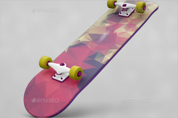 Latest Skateboard Mockup Design