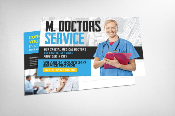 Modern Medical Postcard Design