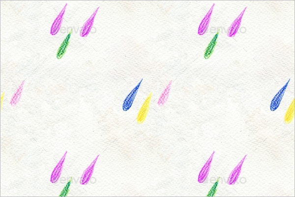 Multicoloured Rain Drops Pattern