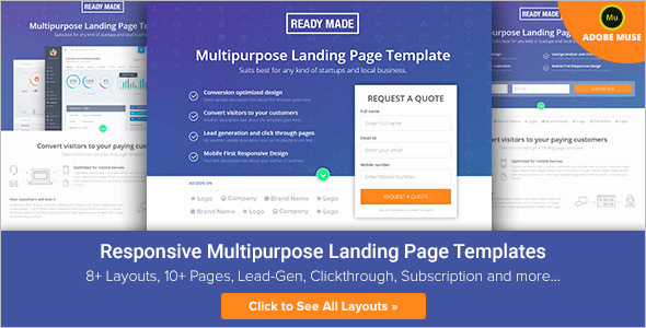 Multipurpose Landing Page Template