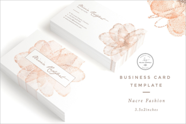 Nacre Fashion Business Card