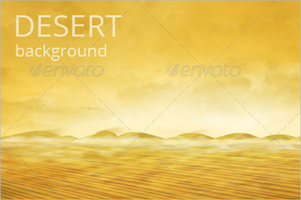 Nature Desert Background Template