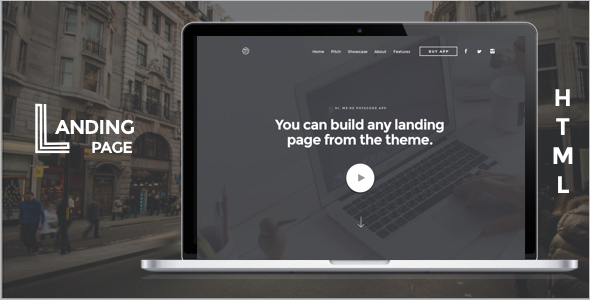 New App Landing Page HTML Template
