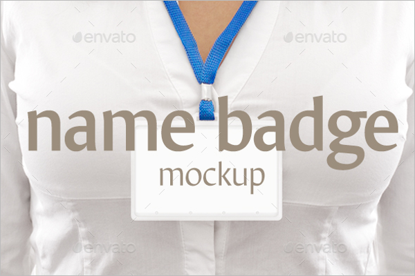 New Badge Mockup Template