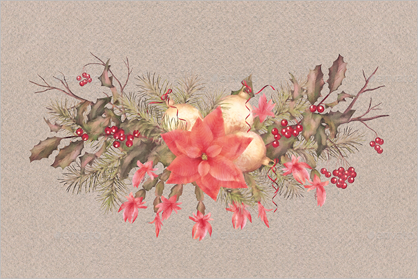 New Watercolor Christmas Template