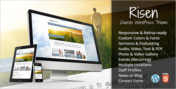 Nonprofit Church WordPress Theme
