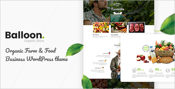 Organic Farm Shop WordPress Theme