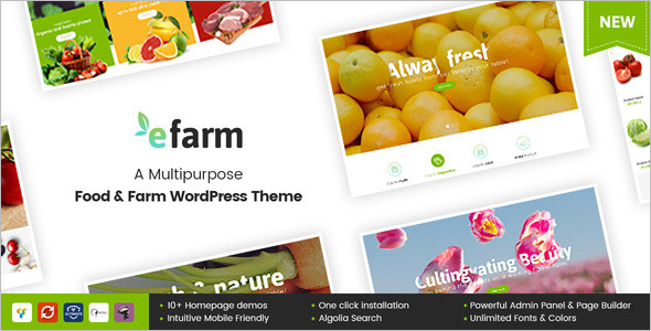 Organic Farm WordPress ThemeÂ 