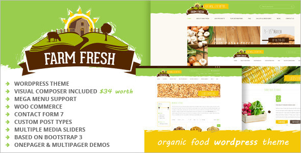 Organic Products WordPress Theme