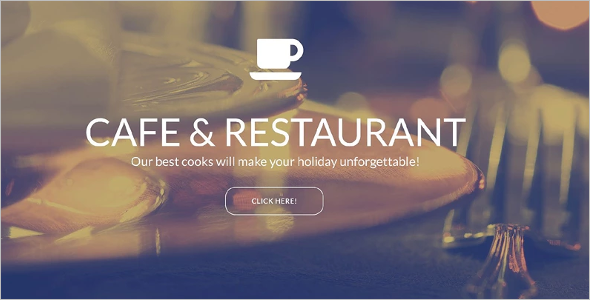 Parallax Restaurant Landing Page Theme