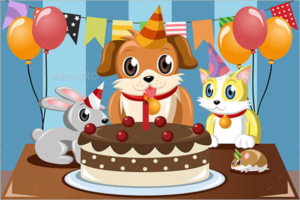Pets Birthday Party Design