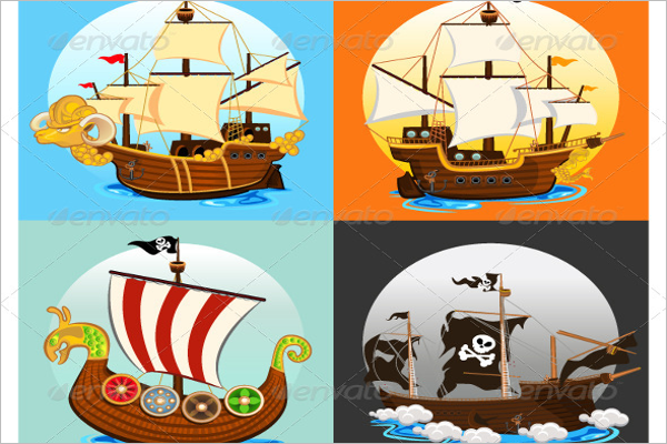 Pirate Ship Collection Set Design