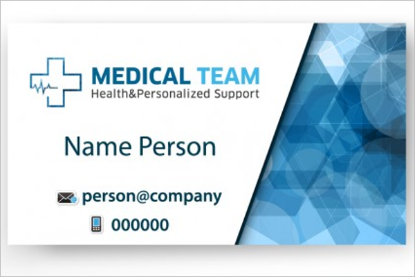 Printable Hospital Business Card