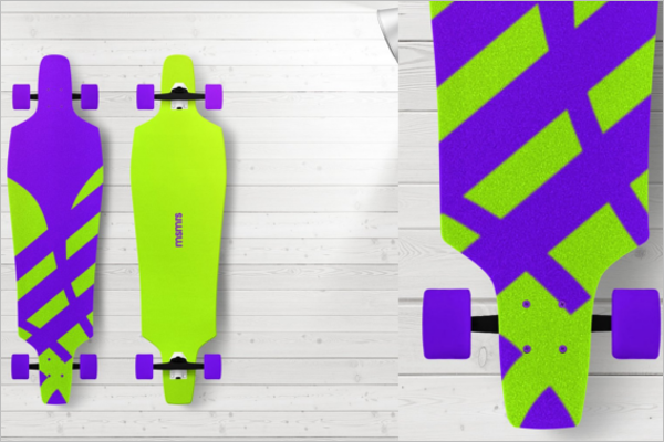 Radium ColourÂ Skateboard Design