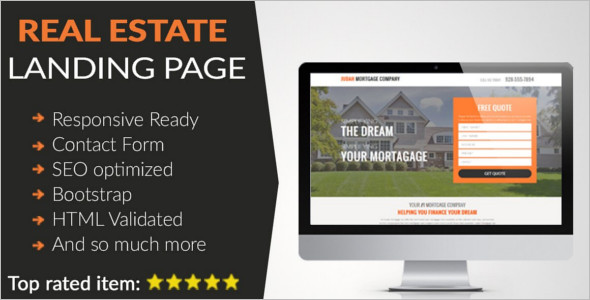 Real Estate Landing Page HTML Theme
