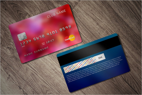 Realistic Credit Card Mockup Design