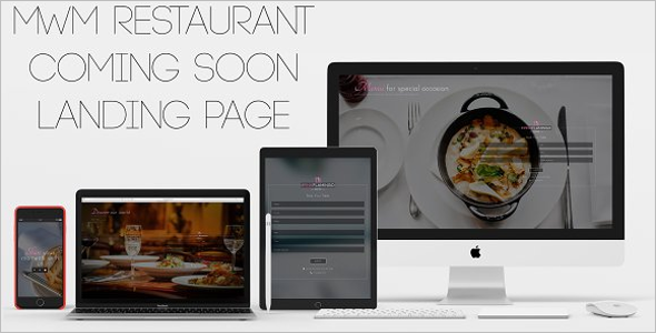 Restaurant HTML5 Landing Page Template