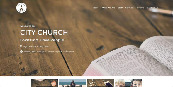 Restore Church WordPress Template