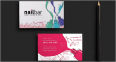 32+ Sample Salon Business Card PSD Designs