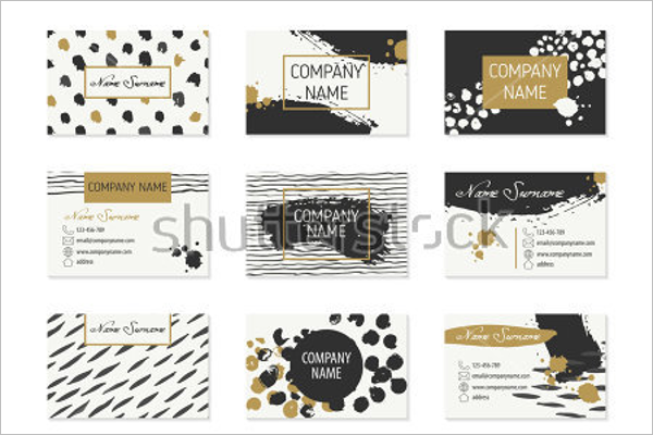 Set of Fashion Business Cards