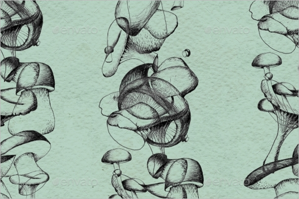 Simple Mushroom Pattern