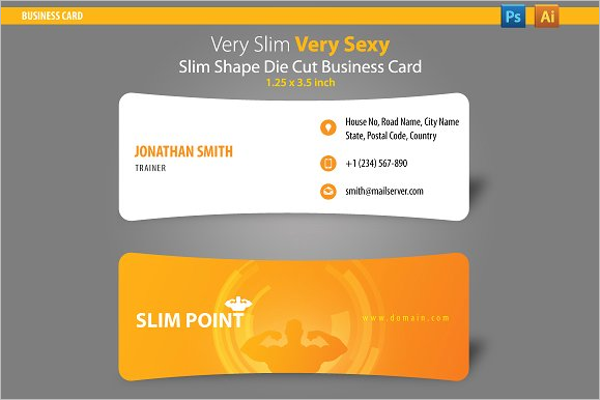 Slim Gym Business Card