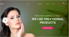 17+ Best Spa Landing Page Templates