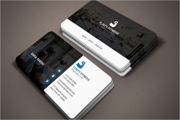 Sports & Fitness Business Card