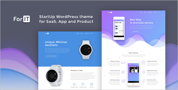 StartUp WordPress theme for Software