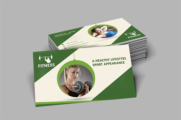 Ultimate Fitness Business Card Design