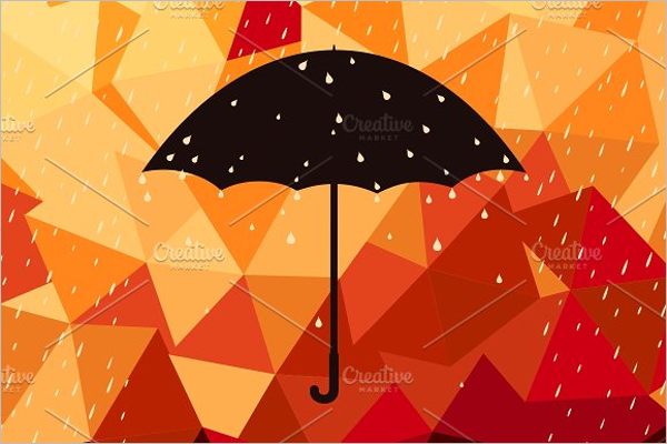 Umbrella Seamless Pattern