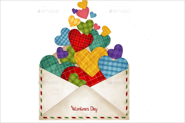 Valentine's DayÂ Envelope Design