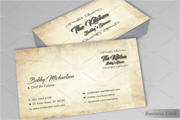 Vintage Hotel Business Card Template