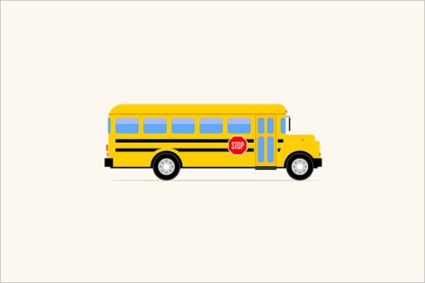 Abstract Bus Illustration Vector