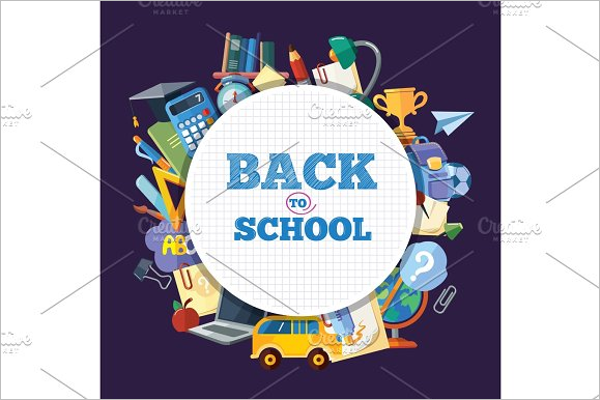 Back to School Logo Background