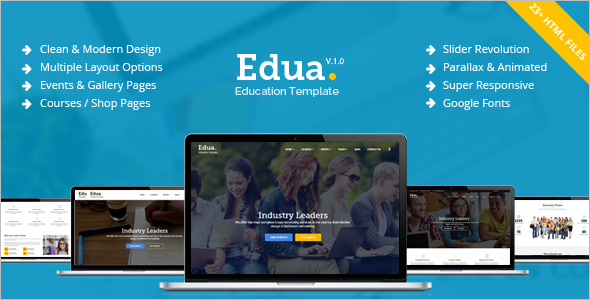 Best Educational HTML5 Template