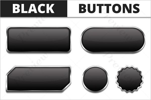 Black Download Button Template