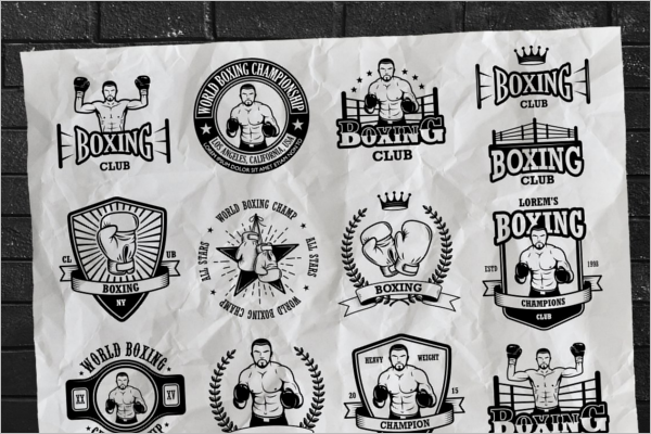 Boxing Badge Refeere Template