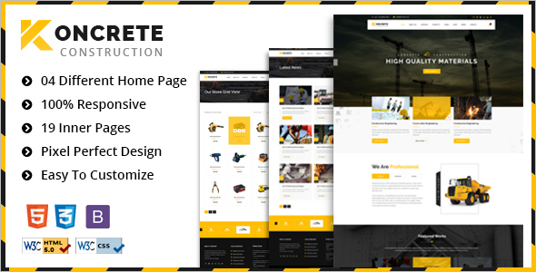 26+ Building & Construction HTML5 Templates Free & Premium Themes