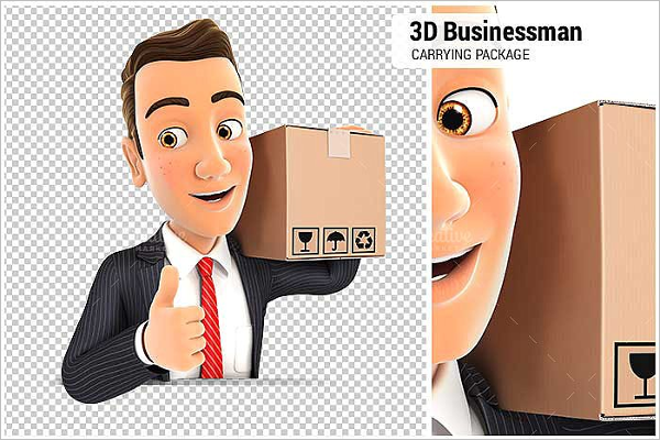 Businessman Cartoon Vector Design