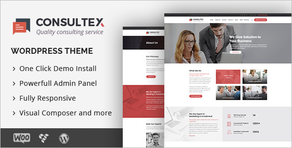 Consultex Business Consulting WordPress Theme
