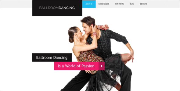 Couple Dance School WordPress Theme