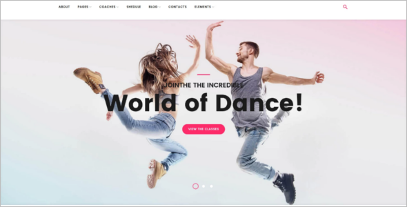 Dance School Responsive WordPress Theme