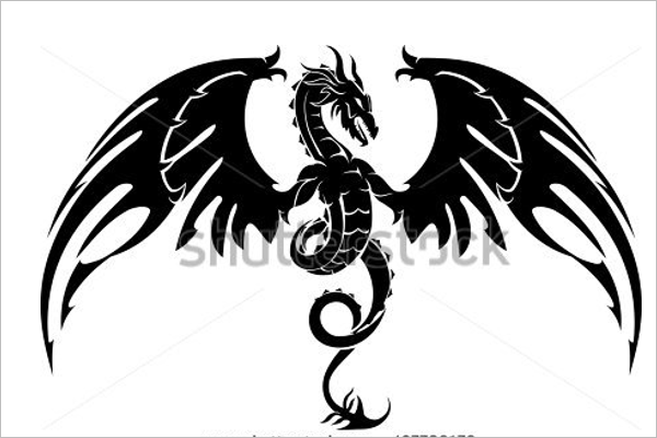 Dragon Wing Tattoo Design