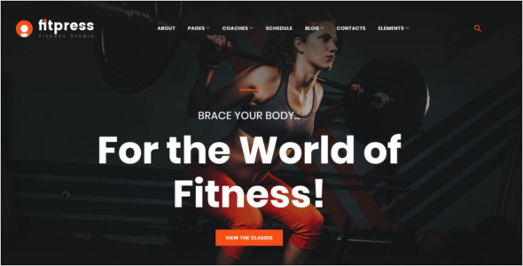 Fitness HTML 5 Design Template