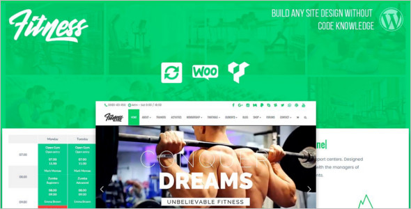 Fitness Health HTML5 Template