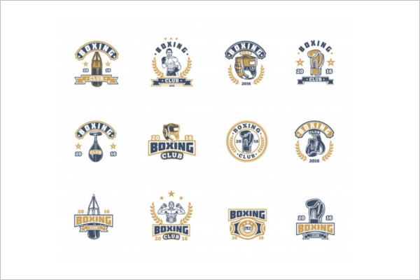 Free Boxing Badges Template
