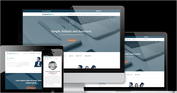 Fully Responsive Landing Page Theme